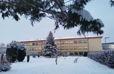 Fotogalerie: Zasněžená cesta do školy